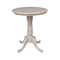 International Concepts 30 in. Round Pedestal Gathering Height Table with 2 Counter Height Stools K09-30RT-S6172-2 - alternate 2